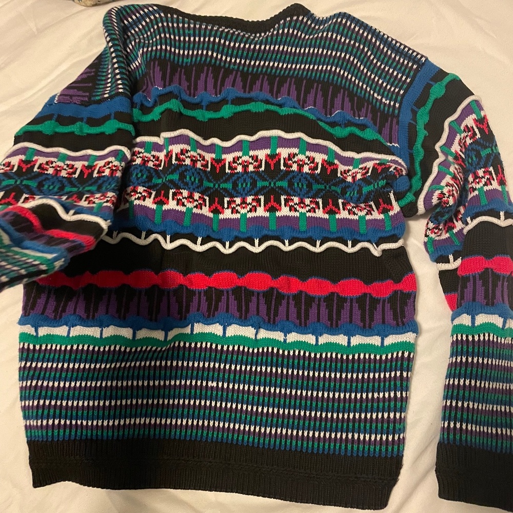 Vintage coogi style fresh prince of bel aire type sweater